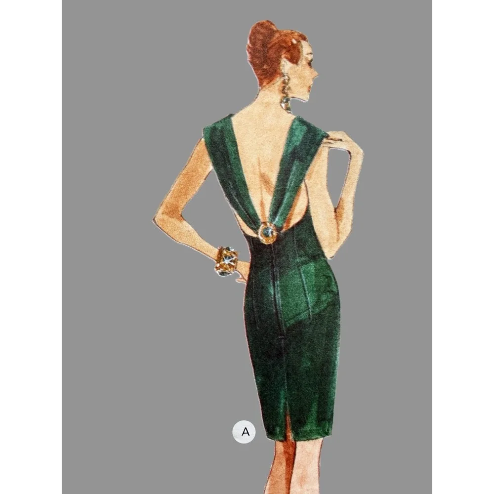 Vogue Designer Oscar de la Renta Sew Pattern Evening Cocktail Formal (8-12) UCFF